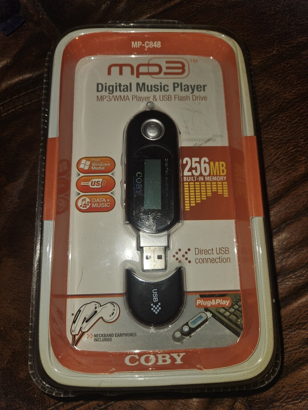 Coby MP3 Digital Music Plater MP-C848